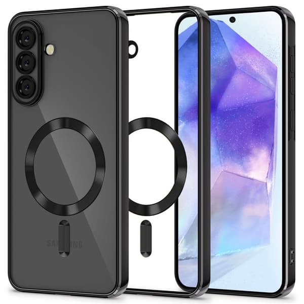 Tech-Protect MagFlex MagSafe Cover til Samsung Galaxy A56 5G - Transparent Sort