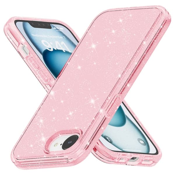 iPhone 17e/16e Glitter Cover - Pink