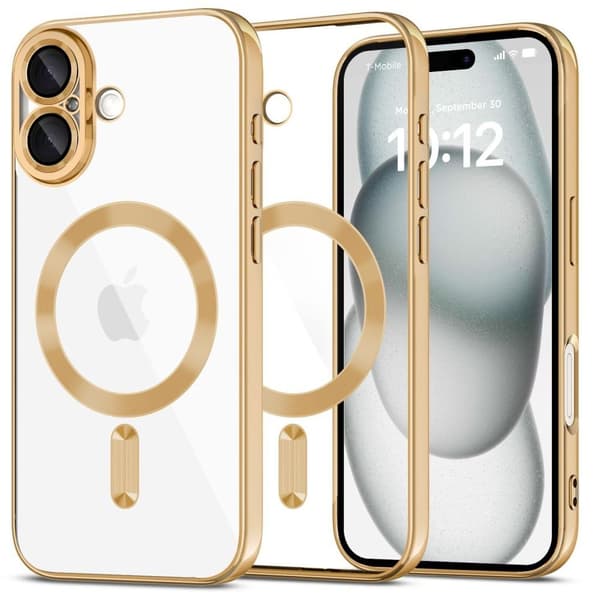 Tech-Protect MagFlex MagSafe Cover til iPhone 16 - Guld