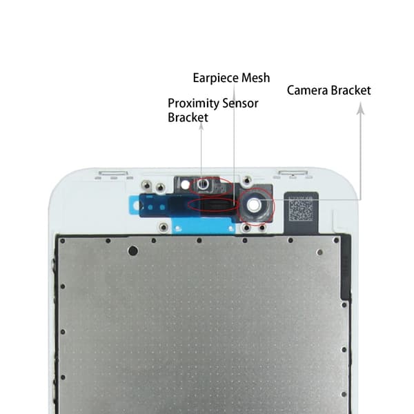 iPhone 8 LCD Skärm Refurbished - Vit