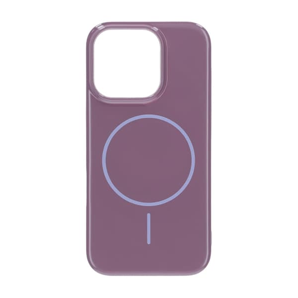 Blankt design Magnetisk Cover Til iPhone 16 Pro Lilla