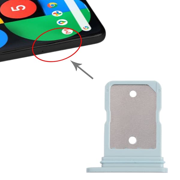 Google Pixel 5 Simkortshållare - Grön