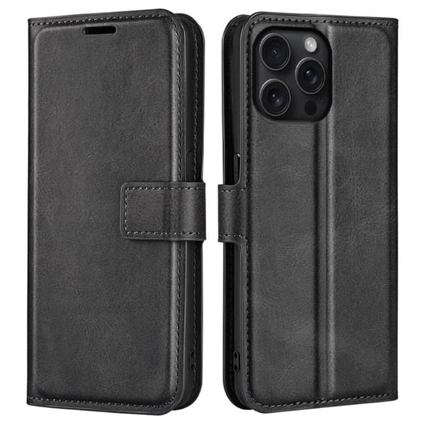 iPhone 16 Pro Cover med kortholdere - Sort