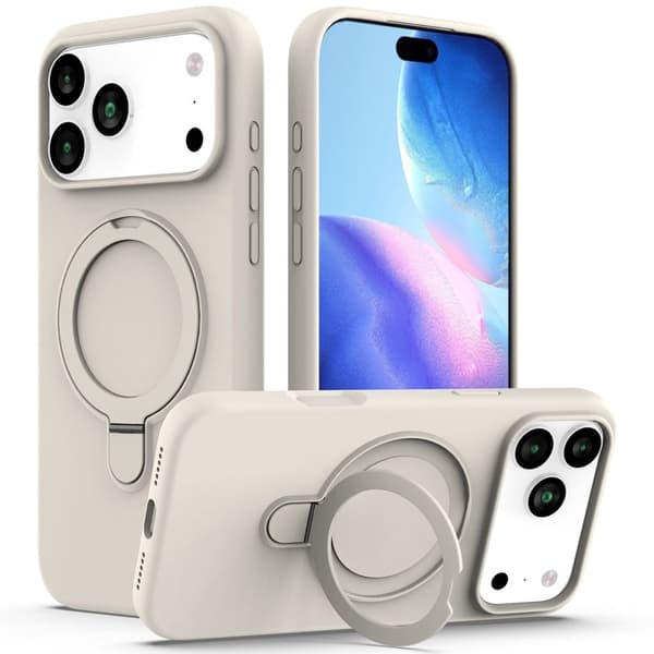 iPhone 17 Pro Max MagSafe Stativ Cover – Beige