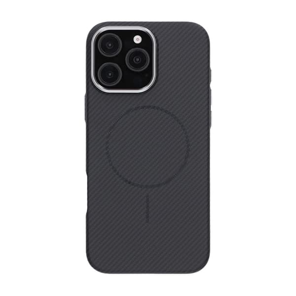 iPhone 16 Pro Max hiilikuitukotelo - Musta
