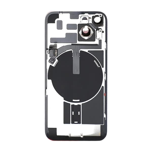 iPhone 14 Baksida Glas Komplett - Röd