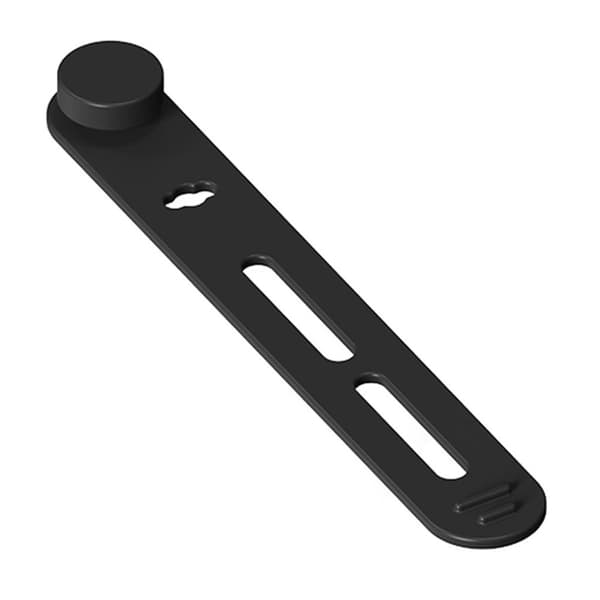 Silikone kabelholder, 80mm – sort
