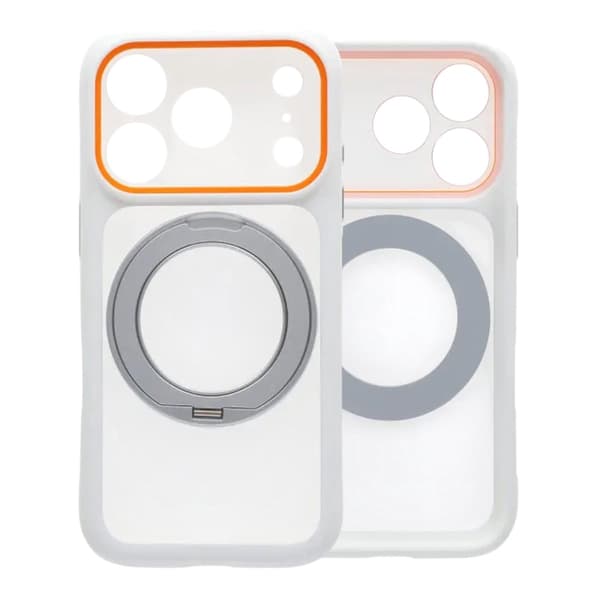 Cover med roterbart MagSafe-stativ til iPhone 17 Pro Max - Hvid