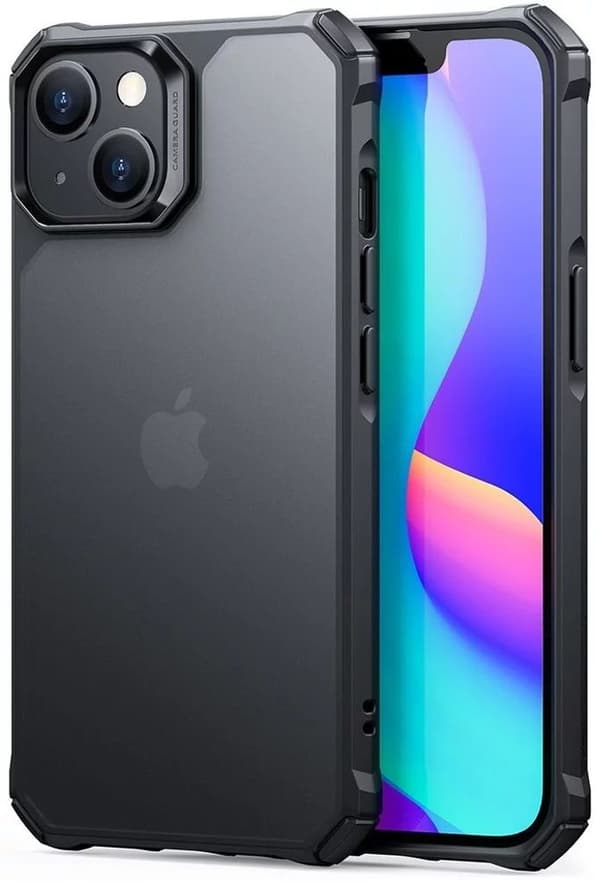 ESR iPhone 14 Plus Air Armor -kuori - Himmeä musta