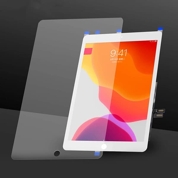 iPad 9 10.2 2021 Glas med Touchskärm OEM - Vit