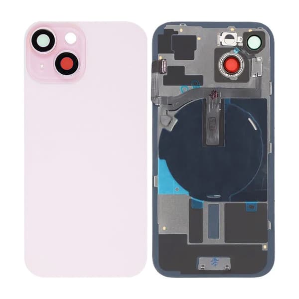 iPhone 15 Bagglas med smådele - Pink