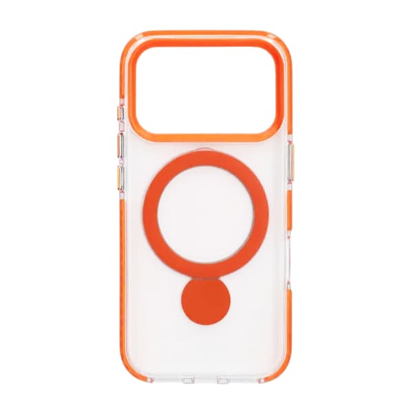Pindun 360° Roterende Stativ Magnetisk Etui Til iPhone 17 Pro Max Orange