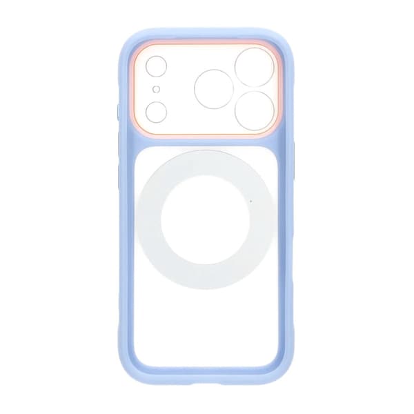 Clear Glow 360 Roterende MagSafe Stand Cover til iPhone 17 Pro/18 Pro Himmelblå