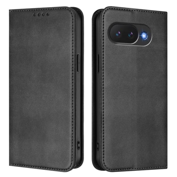 Google Pixel 10a Wallet Cover RFID-blokering PU-læder - Sort