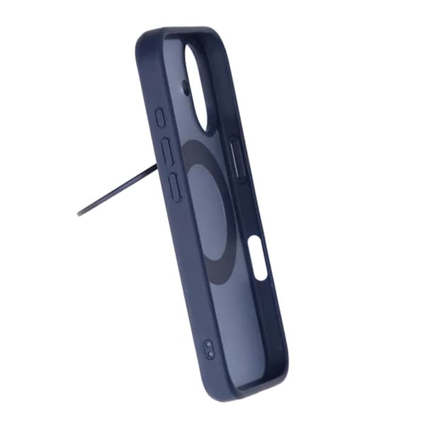 Mobilskal Roterande Magnet Stativ för iPhone 17 - Blå