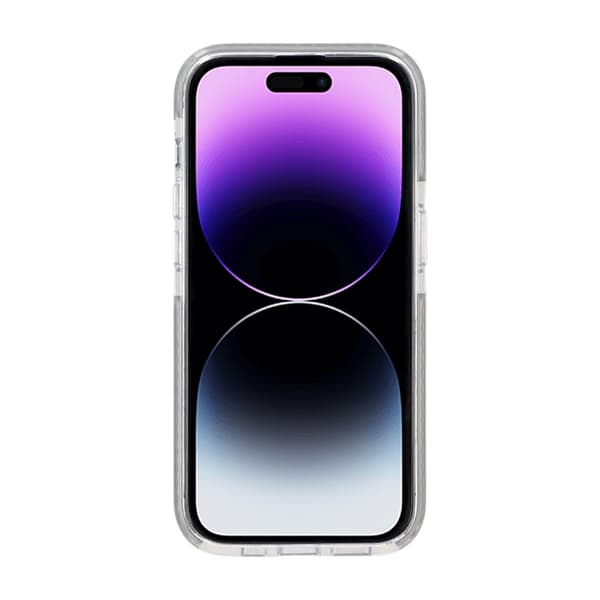 Mønstret TPU-cover til iPhone 14 Pro Max med MagSafe - Sølv