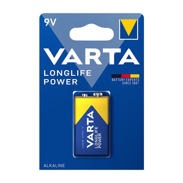 Varta Longlife Batteri 9V 1-pack