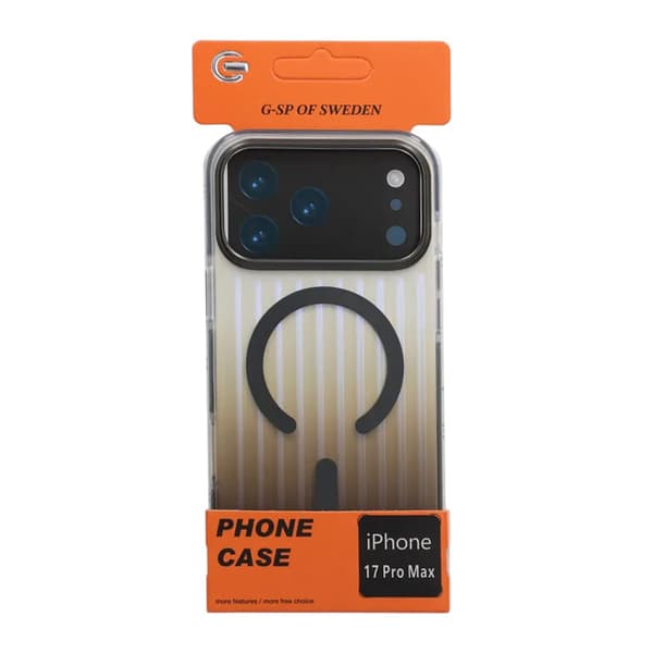 Mobilskal Korrugerad MagSafe för iPhone 17 Pro Max - Grå