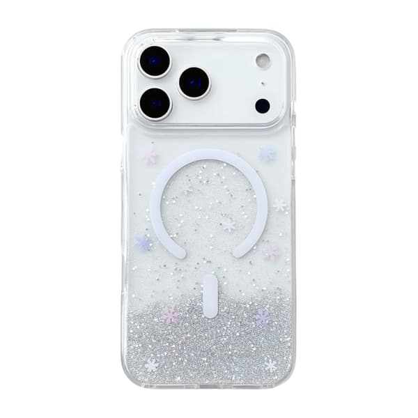 Star Diamond Classic Series MagSafe Glitter Case - iPhone 17 Pro Max Silver