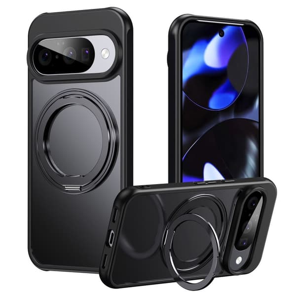 Google Pixel 11 / 11 Pro Cover med Ring Kickstand - Sort