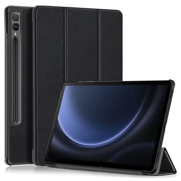 Samsung Galaxy Tab S9 FE Plus Tri-fold stand Cover - Sort