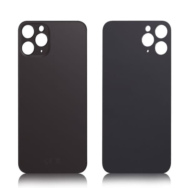 iPhone 11 Pro Baksida i glas utan logotyp Hög kvalitet Rymdgrå