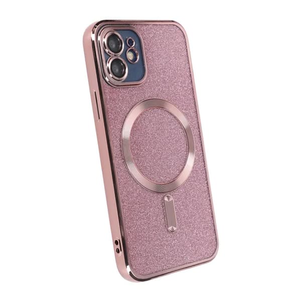 Ylellinen puhelinkotelo Magsafe iPhone 11:lle - Pinkki