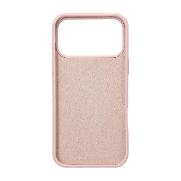 Blødt silikone mobilcover til iPhone 17 Pro Max - Sand Pink