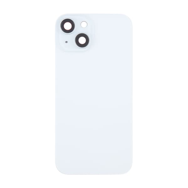 iPhone 15 Plus Baksida Glas med Magnet och Kameralins - Vit