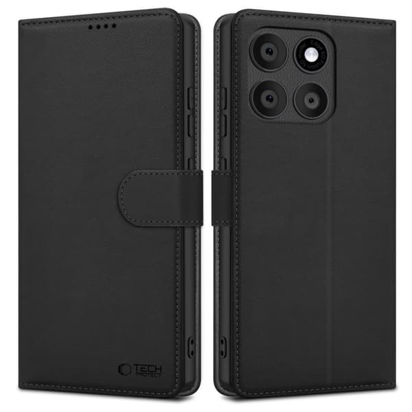 Tech-Protect Plånboksfodral för Motorola Edge 60 Fusion - Svart