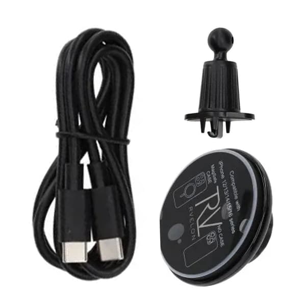 Rvelon MagSafe Biloplader 15W til Ventilationsgitter