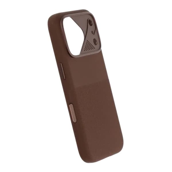 Amru Liquid Silicone Phone Case - iPhone 17 Pro Brown
