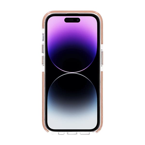 Mønstret TPU-cover til iPhone 14 Pro med MagSafe - Guld