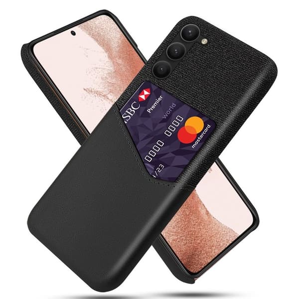 Samsung Galaxy S24 Plus Tekstureret Cover - Sort