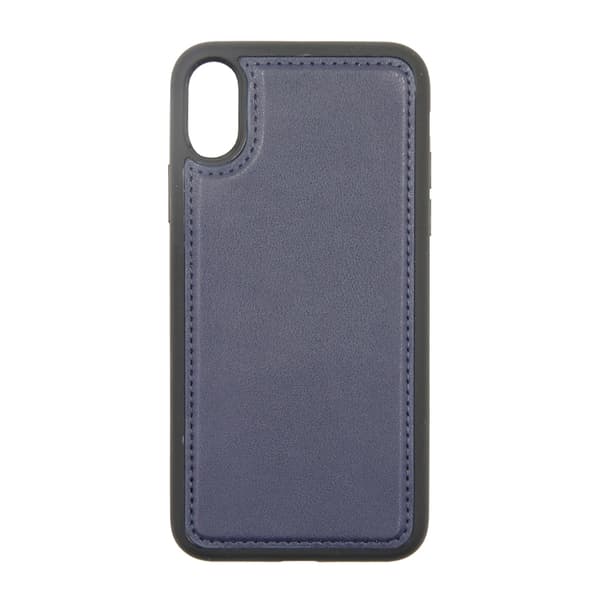 iPhone X/XS Plånboksfodral Magnet Läder med Stativ - Blå