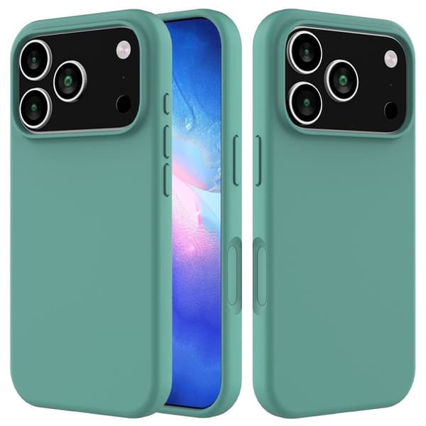 iPhone 18 Pro Max/17 Pro Max Silikonecover - Turkis