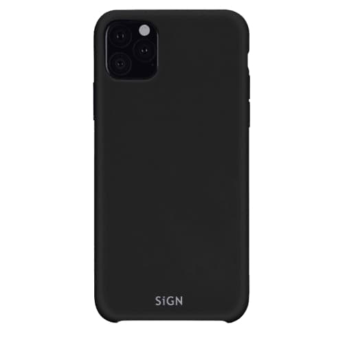 SiGN Liquid Silicone Case iPhone 12 Pro Max - Puhelinmalli - Musta