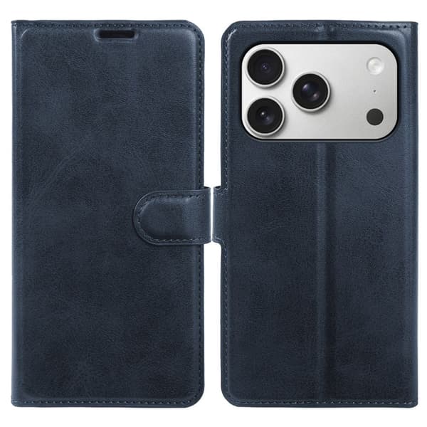 Pungcover med Stand iPhone 18 Pro, iPhone 17 Pro - Blå