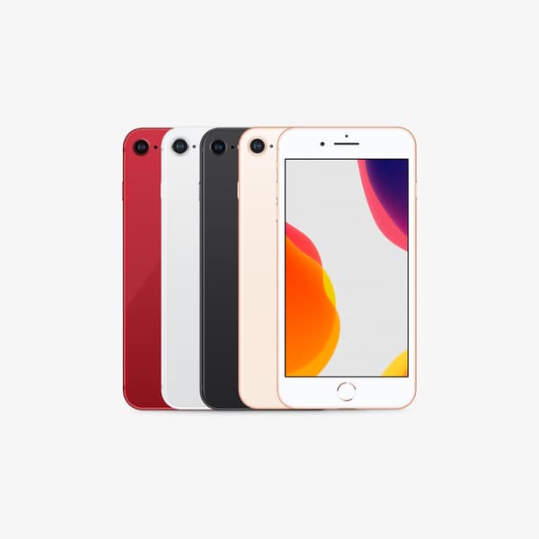 iPhone 8 64GB - 1 års garanti brugt - Sort