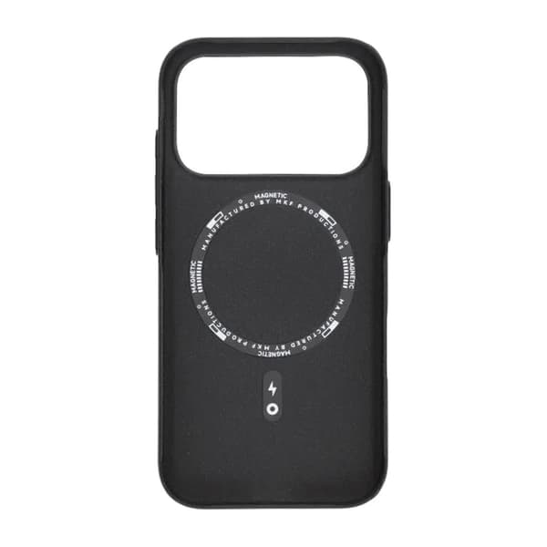 Bølget etui med Magsafe til iPhone 17 Pro Max - Sort