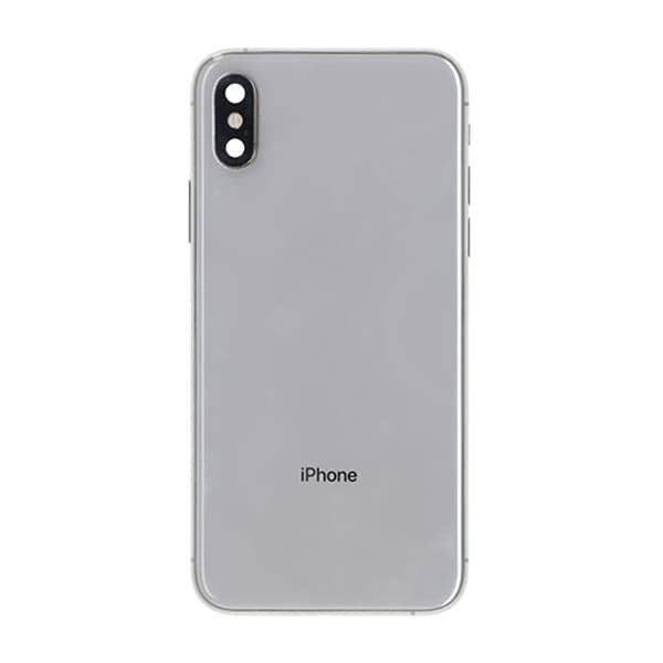 iPhone XS Baksida med Komplett Ram - Vit