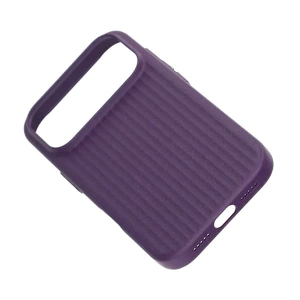 Bølget etui med Magsafe til iPhone 17 Pro Max - Lilla