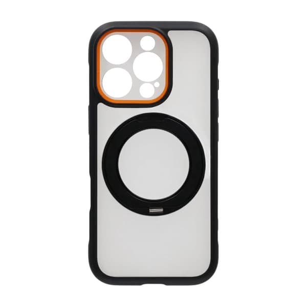 Cover med roterbart MagSafe-stativ til iPhone 16 Pro Max - Sort
