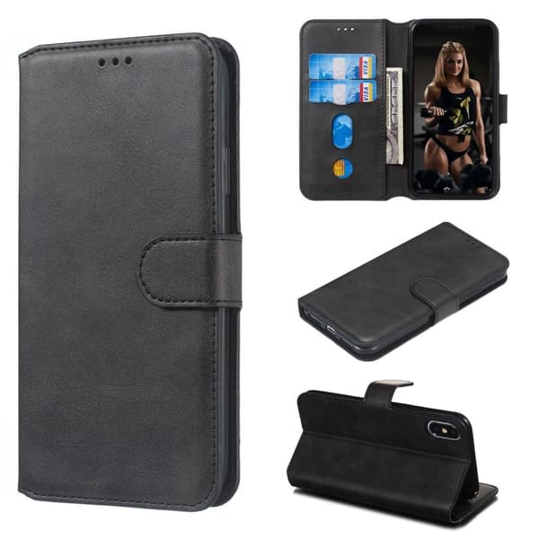Magnetisk iPhone X/XS cover - Sort