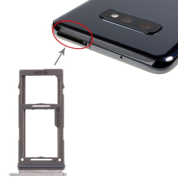 Samsung Galaxy S10 Plus SIM-kort og microSD-kortholder - Prism White