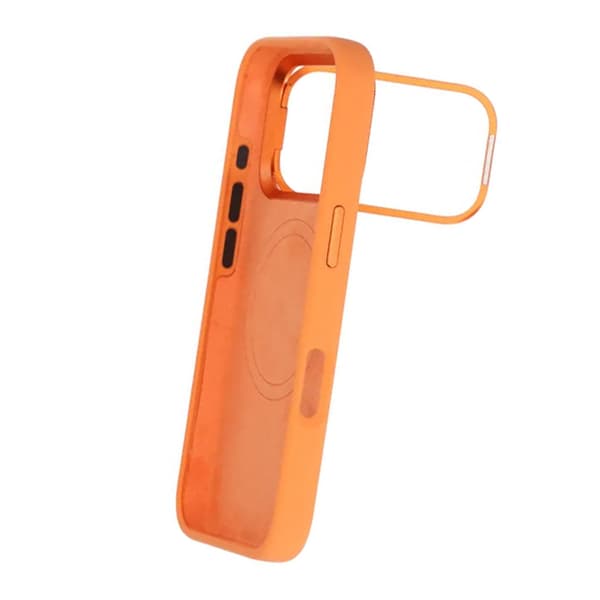 Mobilskal Silikon Magsafe och Statv iPhone 17 Pro - Orange