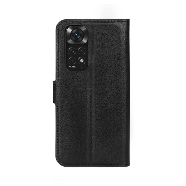 Xiaomi Redmi Note 11 Pro -lompakkokotelo jalustalla - Musta