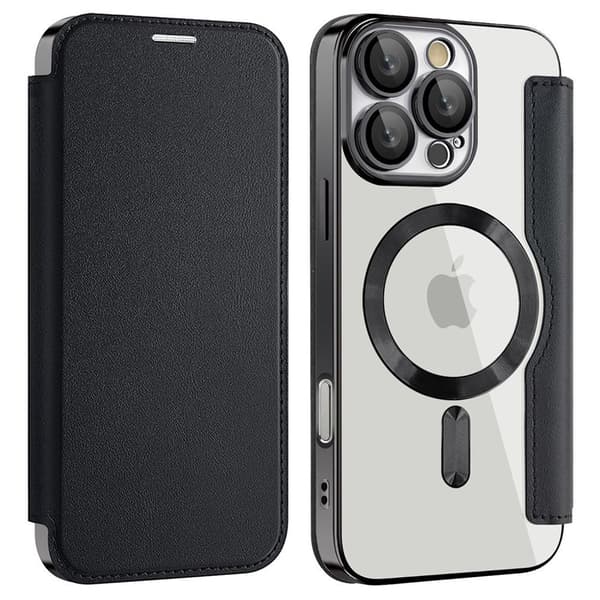 iPhone 16 Pro Max Cover med kortlommer - Sort