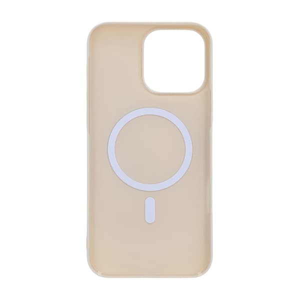 Blankt design Magnetisk etui til iPhone 16 Pro Max Hvid