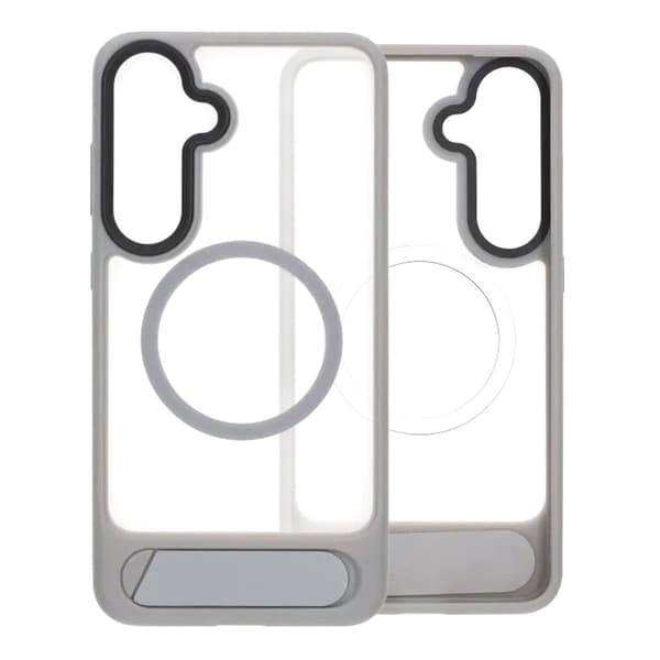 MagSafe-cover med stativ til Samsung Galaxy S25 Plus - Grå